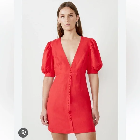 strapless open back dress Embellished Off-Shoulder Mini Dress in Crimson Red - 8